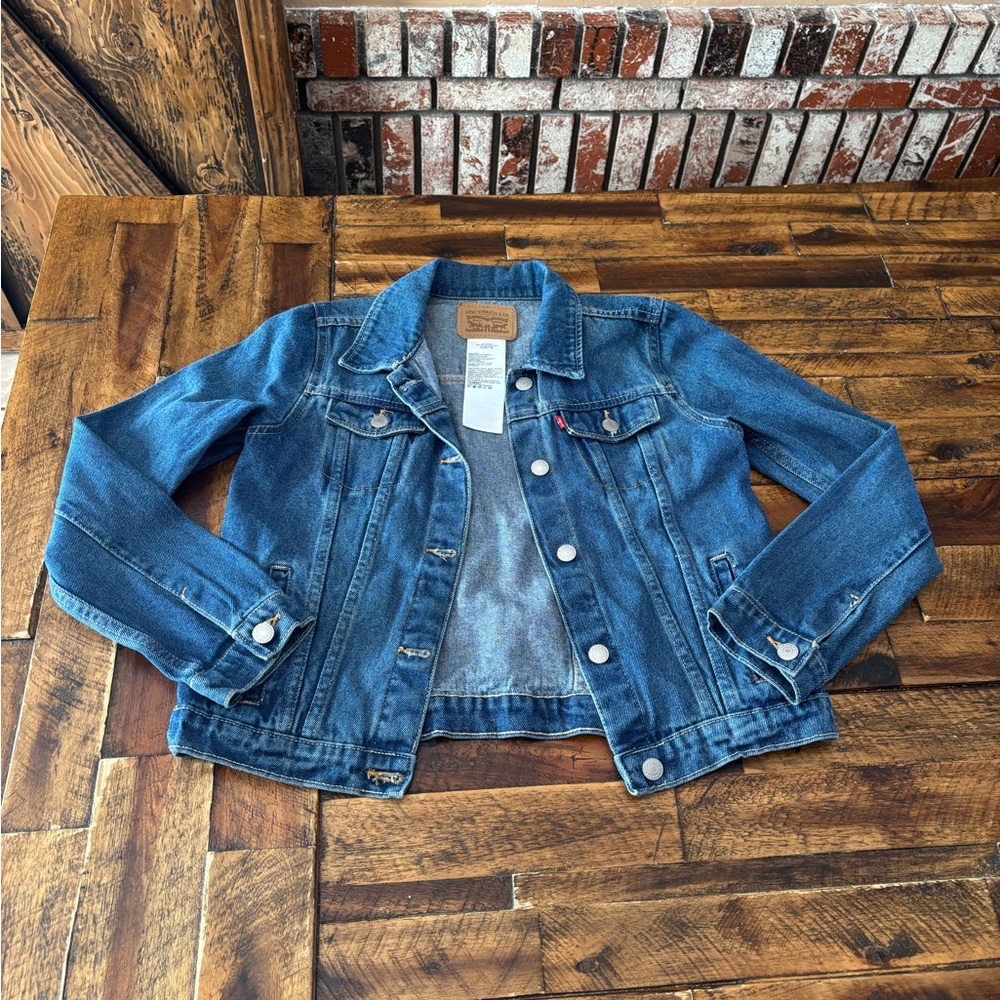 Levi's Blue Denim Kids Jacket
